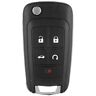 4332964976 Eccpp Buttons Replacement Uncut Keyless Entry Remote Control Flip Foldin
