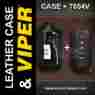 7654p 5501v-5901v-5902v-5906v-4704v-5704v 7654v 7654x Viper 1-way Remote With Leather Case 093207095320