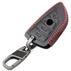605760649676 Leather Smart Key Keyless Remote Entry Fob Case