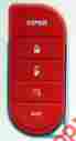 87856vr Viper Replacement Candy Case Cover For 7856v 2-way Led Remote Red 093207097621