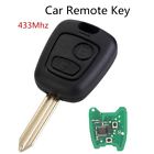 A235-262-1 Unbranded Button Remote Car Key Fob Case Blade For Citroen