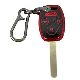 Ai34-1-3 Aioeuoia For Honda Key Fob Shell Keyless Entry Systems Fit 4 Buttons Black-red