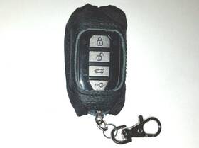 Alarm-mate Am-comp215-34 Alarm-mate Black Leather Cover For Compustar 2wg15r-fm And 2wg15r-ss Remotes