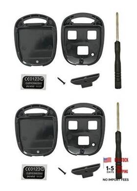 Lz-3b-2 Aliwei Alexs03 New Replacement 3 Buttons Keyless Entry Remote Control Key Fob Shell