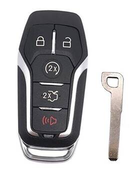Allh04bls Aliwei Key Fob Case Shell Fit For Ford Explorer Edge Mustange Fusion 5 Buttons