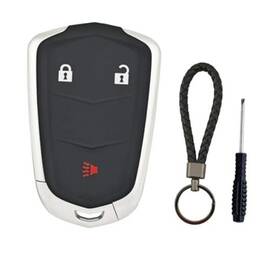 Amneyerus003 Amneyer Replacement Key Fob Cover Case Fits For Cadillac Srx 2015 2016 Keyless 3 Button