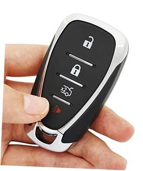 Albm07 Arruweer Smart Replacement Key Fob Cover Case Fit For Chevy Equinox Malibu 4-button