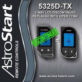 5325d-tx Astrostart Discontinued Lcd Remote Control Replaced By The Viper 7756v