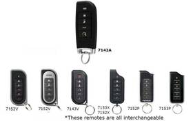 7142a Automate 093207090059 1-way 4-button Replacement Remote For Start And Alarm