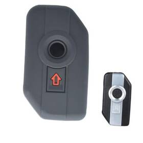 Autoxbert 1h003161 Silicone Full Protect 2 Button Remote Control Key Shell Case Fob 1