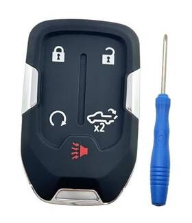 Hbk189 Ayguceke 5 Button Replacement Key Fob Cover Fit For 2019-2021 Chevy Buttons A