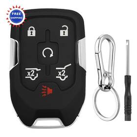 Bh0160yt085 Bhumkey 6 Button Key Fob Case Shell For Chevy Suburban Tahoe Gmc Yukon Xl Denali 2015