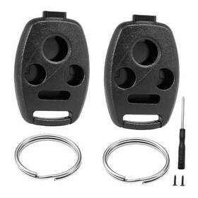 Bh022-hon0658 Bhumkey Key Fob Shell Case 4 Button Fits For Honda Accord 2003-2012 / Civic Ex 2006