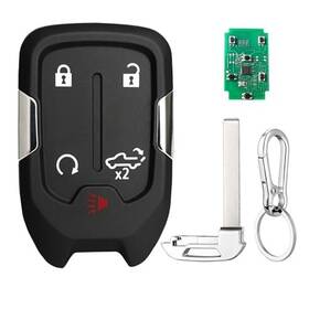 Bh13c Bhumkey Keyless Entry Remote Control Key Fob Replacement 5 Button For Chevy Silverado