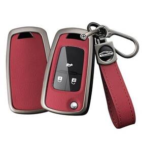 Sbjspw-xfl-c-002 China Fit For Chevy Key Fob Cover With Keychain Metal Full Protection Long-red