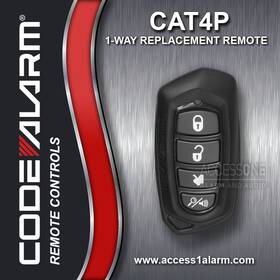 Code Alarm 044476133121 New Cat4p 1-way 4-button Remote Replaces Catx4 Catx50 Catxmt Tcbmt