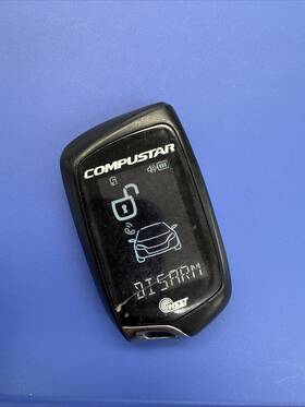 Va5rcd300-2wss Compustar 2w10tr-ss Use 2-way Lcd Remote Fob Transmitter - Tested
