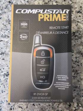 Rf-2wq9-fm Compustar T9 2-way 3000-ft Lcd Remote Starter