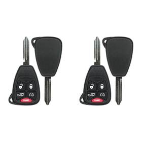 68003389 Darycom Repair 2 Pack Remote Head Key Fob Replacement For 2008-2014 Dodge Avenger