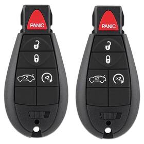 Dh-wkk00109-2 Dlghpo Key Fob Replacement Fits For 2008-2014 Dodge Challenger/ 08-13 Charger Black