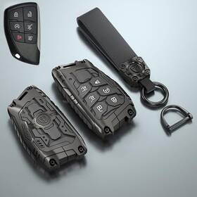 Shell0-25 Ejoaoje Mecha Heavy-duty Automobile Remote Control Key Fob Cover Keychain Fits For