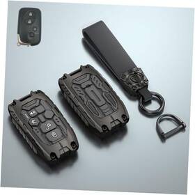 Shell0-32 Ejoaoje Mecha Heavy-duty Automobile Remote Control Key Fob Cover Keychain Fits For
