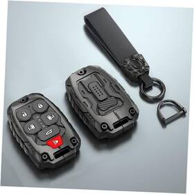 Ejoaoje Shell0-38 Mecha Heavy-duty Automobile Remote Control Key Fob Shell Keychain Fits For