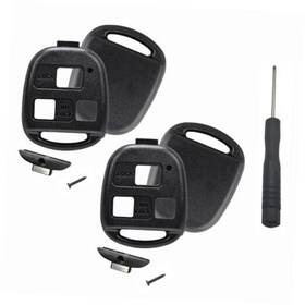 Lx-a10-2 Etrz Direct 2 Keyless Entry Key Fob Shell Case Replacement Cover Housing For 3-button