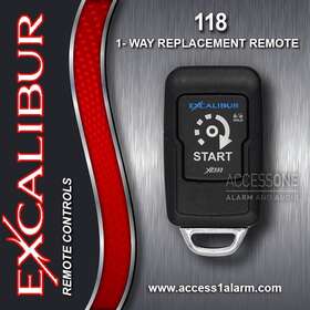 Rs-271 Excalibur 118-03 New Omega 118 1-button Replacement Remote Control Elvntqa For