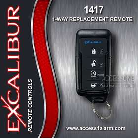 1417-03e Excalibur New Omega 1417 4-button Replacement Remote Control Elvntqe For 1415