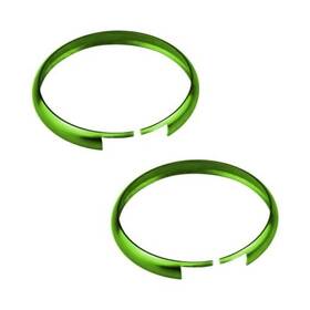 Cg-jy2024050-05 Flylin 2 Pcs Remote Control Key Ring Fob Trim Cover Case Green