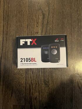 Ftx2105-bl Ftx 2105bl 2-way Remote Start System