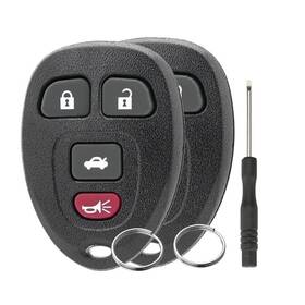 Yusb09 Glouvdeyz 2pcs 4 Buttons 315 Mhz Car Key Fob For Chevy Malibu Cobalt Pontiac Grand Prix