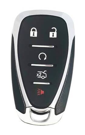 Horande 772123473893 Replacement Key Fob Shell Fit For 2016 2017 2018 2019 2020 5 Buttons Black