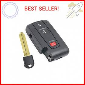 Keyecu 656702472180 Replacement Shell Keyless Smart Remote Key Case Fob 2 1 Button For Toyota