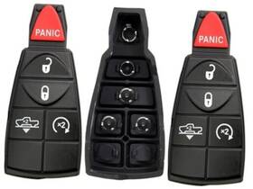 Keylesscanada Gq453t-rubber-01 Lot Of 2x New Replacement Keyless Key Fob Rubber Button Pad Compatible With &