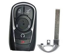 Hyq4ea-buck-04 Keylesscanada 1x New Replacement Key Fob Shell / Case Compatible With And Fit For Select Buick