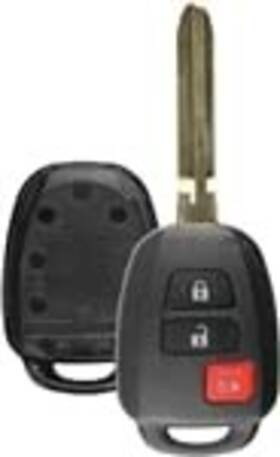 Kpt-4264 Keylessoption Just The Case Keyless Entry Remote Uncut Car Key Fob Black