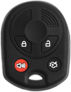 Kpt-6184 Keylessoption Keyless Entry Remote Car Key Fob Outer Shell Cover Soft Rubber Protective