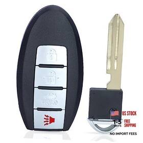 C09148 Keymall Keyless Entry Remote Smart Proximity Key Fob Replacement 4-button For