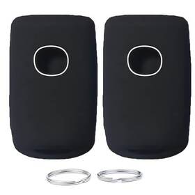 Kosmiq 799132354142 2pcs Silicone Smart Remote Key Fob For 2024 2023 2022 2021 2020 Blakc Black