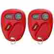 Kpt1868 Keylessoption 2 Replacement 3 Button Keyless Entry Remote Control Key Fob Red