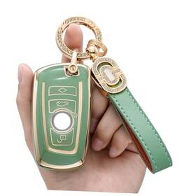 Bm601 Ljmtbkan Tpu Key Fob Case Cover Suitable For Bmw 1 3 4 5 6 7 Series X3 X4 Model-b Green