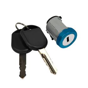 Lskioer J1.sx01.l-wyy Ignition Lock Cylinder Key Set With Chip Fits For Ford Edge Explorer Flex Focus