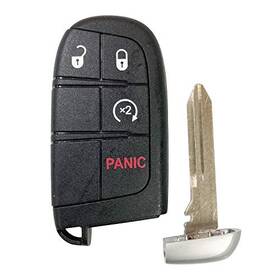 M3n-40821302 Car Key Fob For Dodge Journey Durango 4 Button Keyless Smart Remote Fcc Single