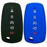 M3n-a2c93142600 Coolbestda Silicone Smart Key Fob Skin Cover Protector Black Blue