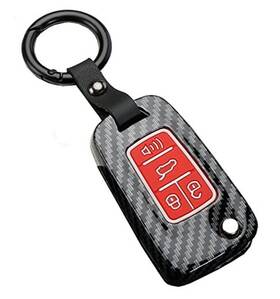 Muxkenper 770456132562 Keyless Entry Remote Car Key Fob Cover Case Fit For Chevy Cruze Equinox Red