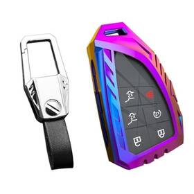 0036 Ocezbiis 768510361386 For Chevy Key Fob Cover Keychain Zinc Alloy Chevy/buick/gmc Style B Purple