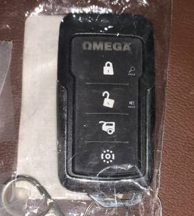 442207 Omega K-9 4422 Car Alarm Remote 4-button Replacement Key Fob - 1