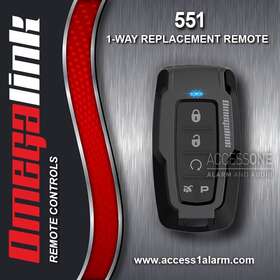 Tbqt12-ss1w Omega 551-08 New 551 Omegalink 5-button 1-way Remote Control
